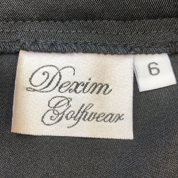 DEXIM Golfwear Canada Black Athletic Skirt, Size (6) - Picture 3 of 5
